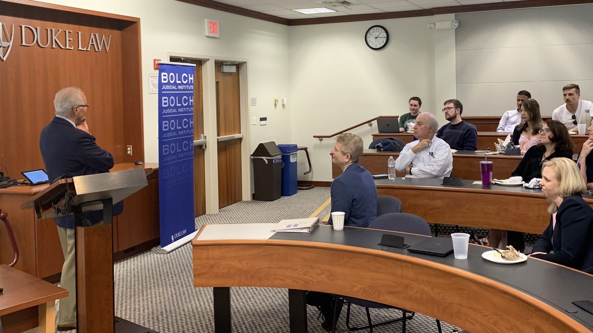 New Zealand Justice delivers two lectures on American judicial concepts during Duke Law residency