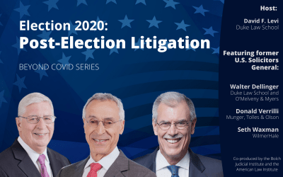 Election 2020: Post-Election Litigation