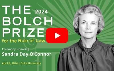 WATCH | Bolch Prize for the Rule of Law: A Ceremony Honoring Justice Sandra Day O’Connor