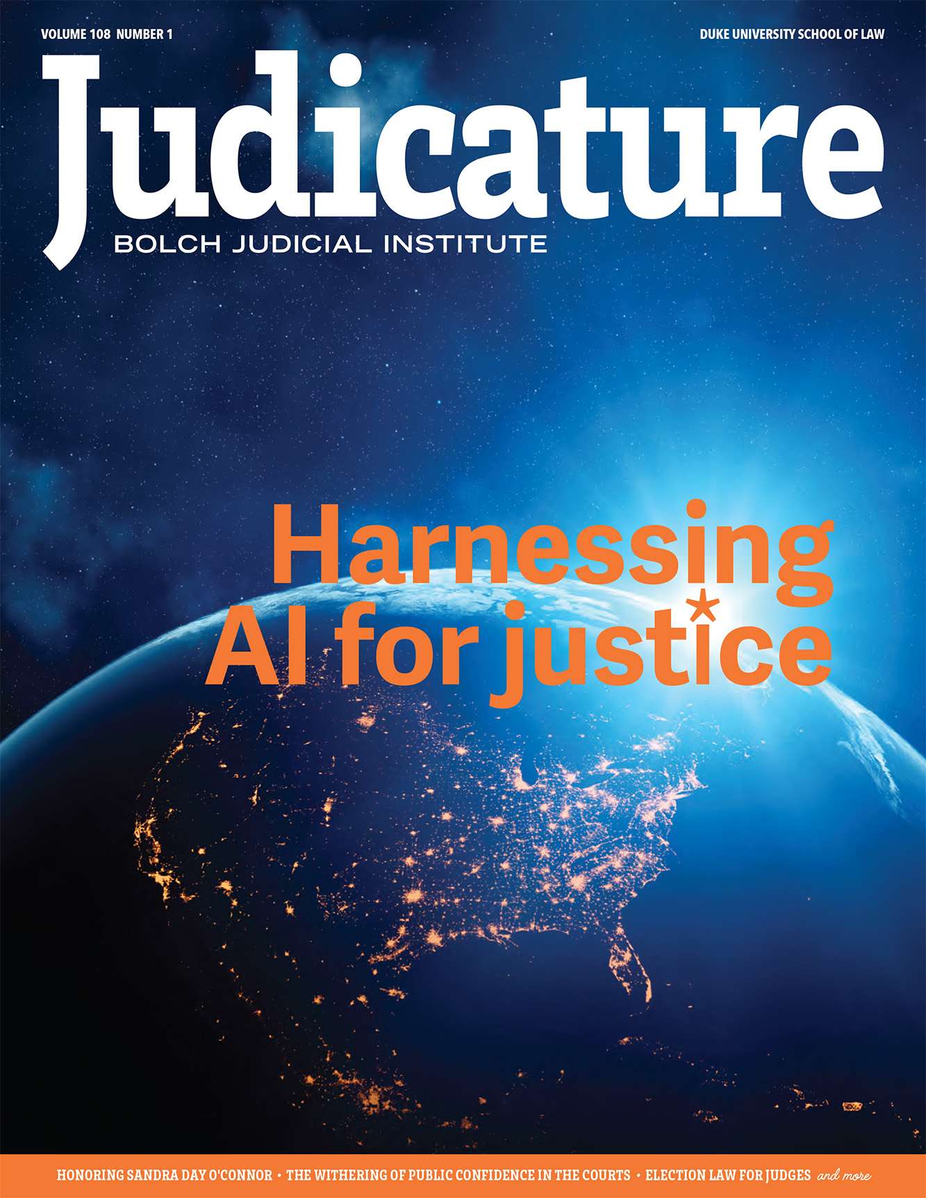 Judicature Cover - Vol 107 No 1