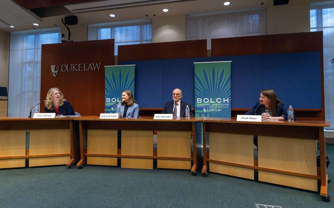 WATCH | A Panel Discussion with Justice Sandra Day O’Connor’s Former Law Clerks