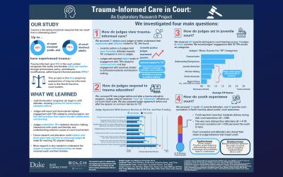 “Trauma Informed Care In Court” wins 2024 Bass Connections Poster Competition