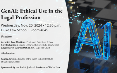 Event 11/20: “GenAI: Ethical Use in the Legal Profession”