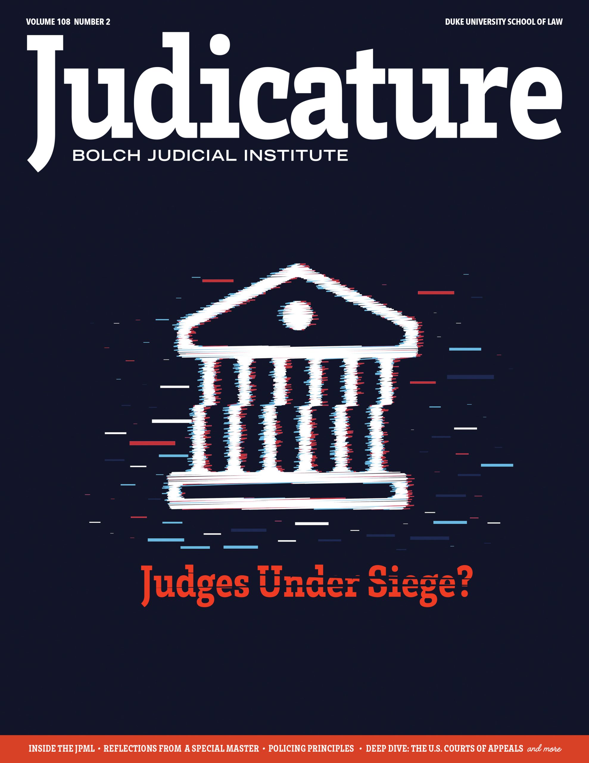 Judicature Cover - Vol 107 No 1